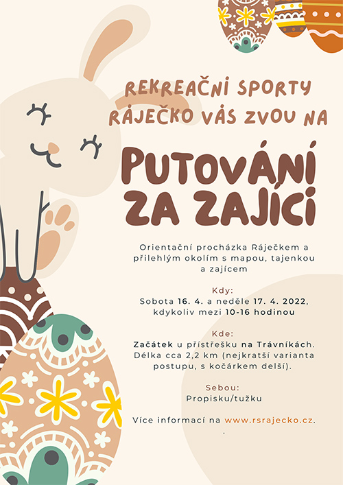 Putovn za zajcem 2022